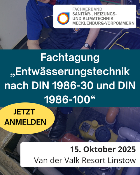 Fachtagung Entwässerungstechnik