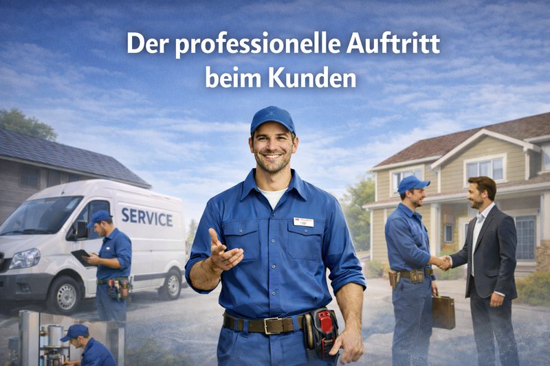 Titelbild zur Veranstaltung Seminar "Der professionelle Auftritt beim Kunden: Wie Monteure im Serviceeinsatz zum Erfolgsfaktor für Handwerksbetriebe werden"